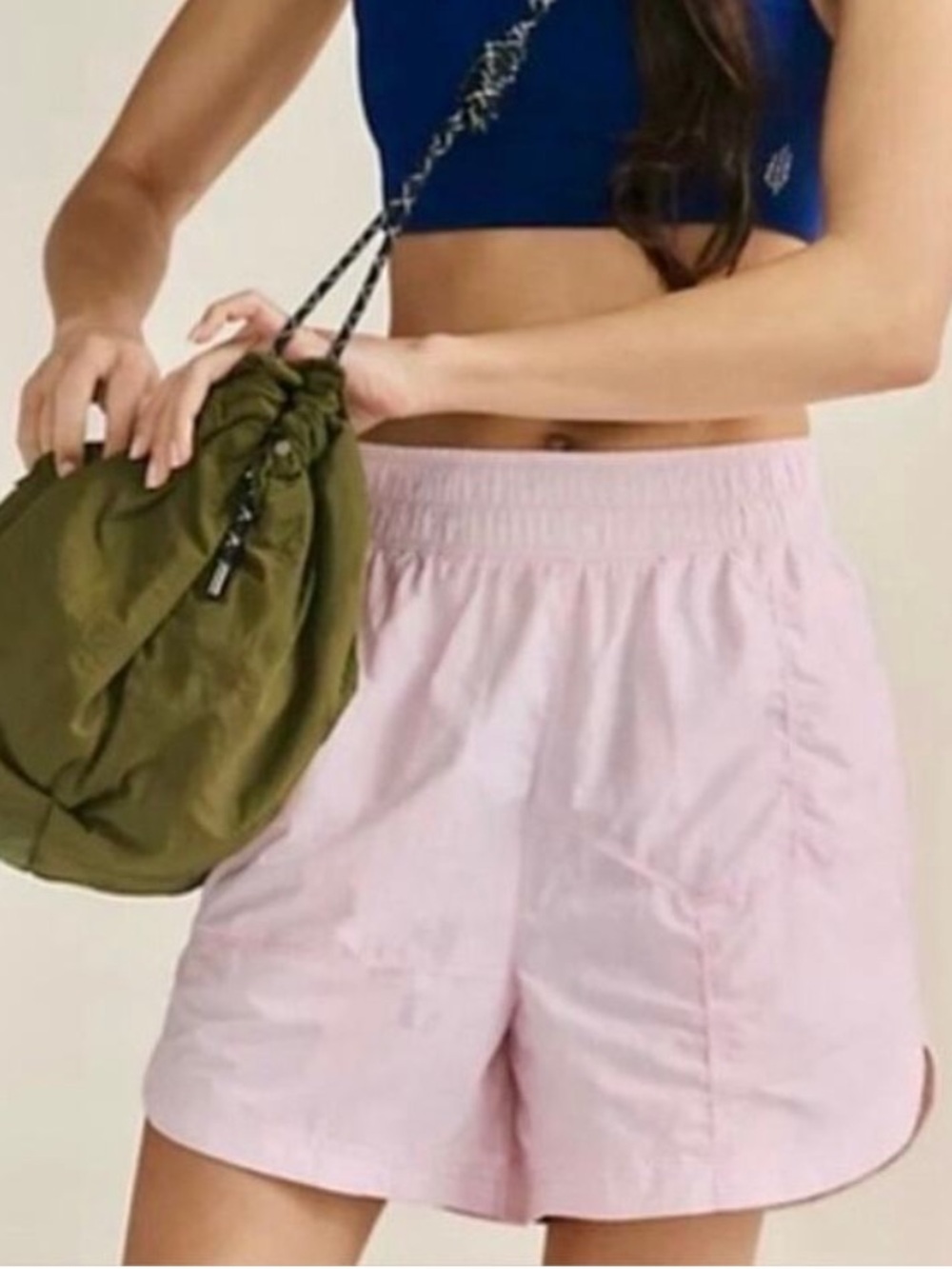 Free People Movement Active Rose Wash Pink Prime Time Hike Outdoor Shorts